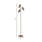 Tubular Bedroom Tree Floor Light Metallic 3-Head Post Modern Reading Floor Lamp in Gold Clearhalo 'Floor Lamps' 'Lamps' Lighting' 979310