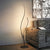 Metallic Branch-Like Floor Reading Light Simplicity Black/White LED Standing Lamp for Study Room Black Clearhalo 'Floor Lamps' 'Lamps' Lighting' 979766