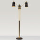Bell Living Room Floor Reading Light Metal 3 Heads Modernist Tree Stand Up Lamp in White/Black Clearhalo 'Floor Lamps' 'Lamps' Lighting' 983355