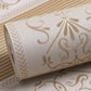 Floral Surface Wallpaper Roll for Living Room Decor Stripes Wall Art in Neutral Color, Stain-Resistant Clearhalo 'Vintage wall decor' 'Vintage' 'Wallpaper' Wall Decor' 984396