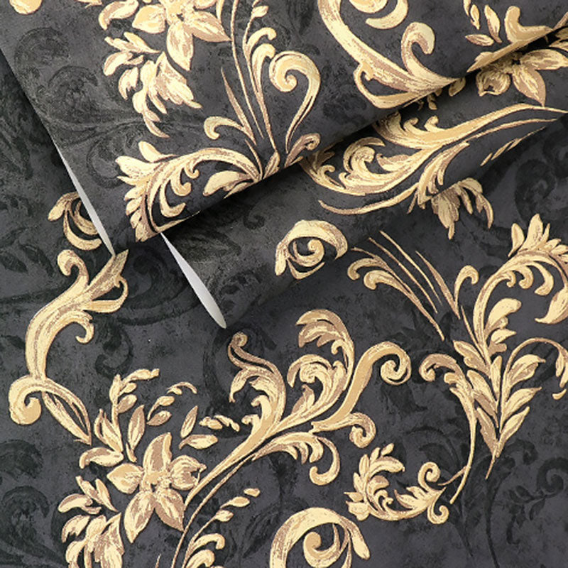 Vintage Wall Covering in Neutral Color Floral Surface Wallpaper Roll, 33'L x 20.5"W Clearhalo 'Vintage wall decor' 'Vintage' 'Wallpaper' Wall Decor' 984458