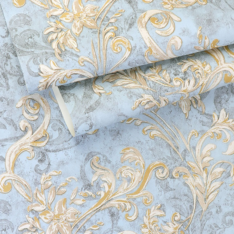 Vintage Wall Covering in Neutral Color Floral Surface Wallpaper Roll, 33'L x 20.5"W Clearhalo 'Vintage wall decor' 'Vintage' 'Wallpaper' Wall Decor' 984467