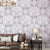 Stain-Resistant Damask Design Wallpaper 33' x 20.5" Classic Wall Covering for Living Room Decor Purple Clearhalo 'Vintage wall decor' 'Vintage' 'Wallpaper' Wall Decor' 984485