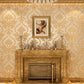 Natural Color Damasque Wall Covering Water-Resistant Wallpaper Roll for Living Room Decor Beige Clearhalo 'Wall Decor' 'Wallpaper' 984534