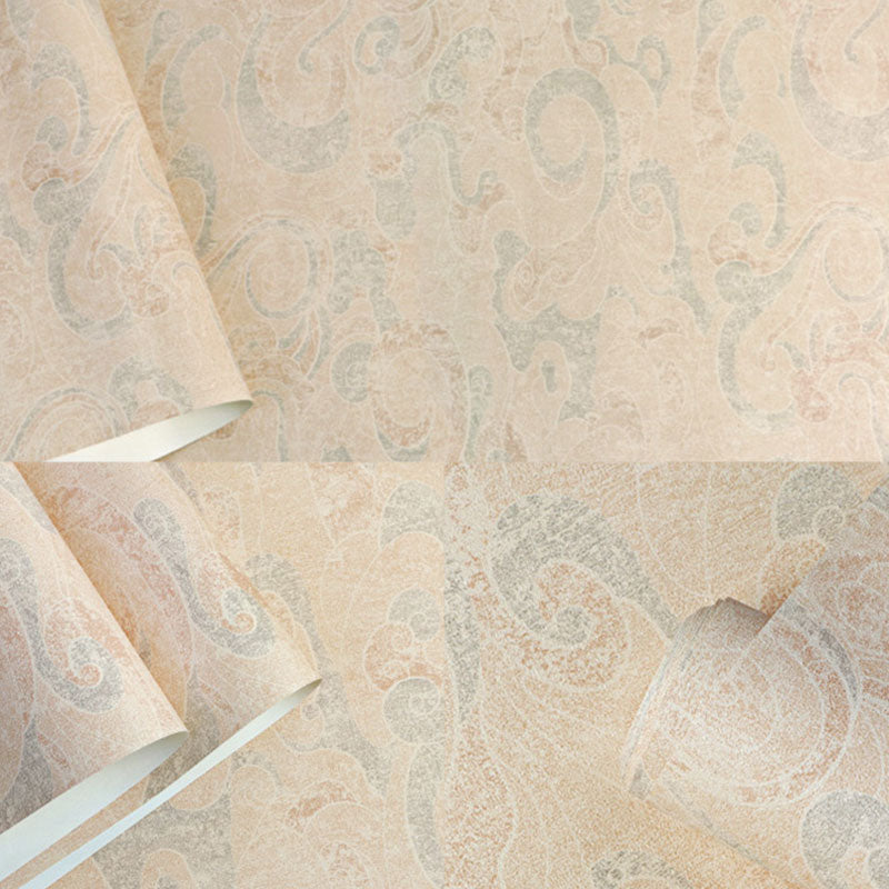 Asia Inspired Cloud Wall Decor for Living Room, 33' by 20.5" Wallpaper Roll in Natural Color Clearhalo 'Wall Decor' 'Wallpaper' 984561