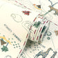 Soft Color Wild Animal Wallpaper Moisture-Resistant Wallpaper Roll for Children, 57.1 sq ft. Beige Clearhalo 'Wall Decor' 'Wallpaper' 984973