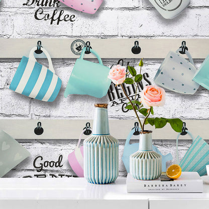 Nordic Food and Drink Wallpaper in Plain White Kid's Bedroom Wall Covering, Non-Pasted, 33 ft. x 20.5 in White Clearhalo 'Wall Decor' 'Wallpaper' 984975