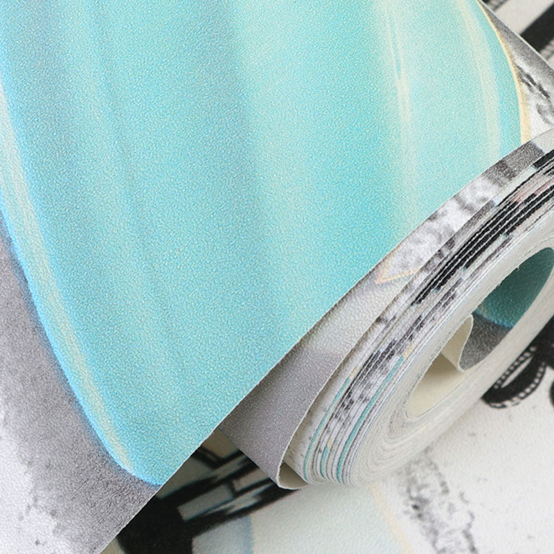 Nordic Food and Drink Wallpaper in Plain White Kid's Bedroom Wall Covering, Non-Pasted, 33 ft. x 20.5 in Clearhalo 'Wall Decor' 'Wallpaper' 984979