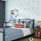 Simple Cartoon Star Wall Covering in Natural Color Non-Woven Material Wallpaper for Kids, 33' x 20.5" Light Blue Rudder Clearhalo 'Wall Decor' 'Wallpaper' 985005