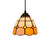 Orange Dome Mini Drop Pendant Tiffany 1 Head Multicolored Stained Glass Hanging Lamp Orange Clearhalo 'Ceiling Lights' 'Industrial' 'Middle Century Pendants' 'Pendant Lights' 'Pendants' 'Tiffany close to ceiling' 'Tiffany Pendants' 'Tiffany' Lighting' 98524