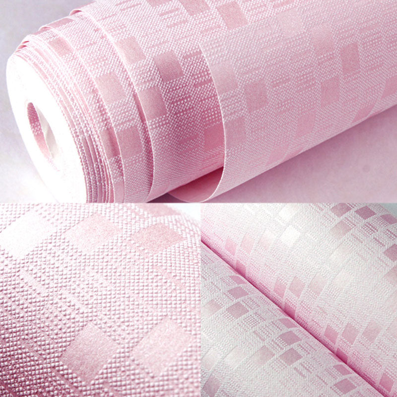 Stain-Resistant Mosaic Tile Wall Covering Non-Woven Fabric Wallpaper for Accent Wall, Non-Pasted Clearhalo 'Wall Decor' 'Wallpaper' 986558