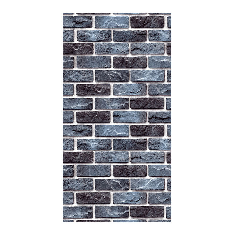 Brickwork Wallpaper Roll in Dark Color Non-Woven Fabric Wall Art for Home Decoration, 57.1 sq ft. Clearhalo 'Industrial wall decor' 'Industrial' 'Wallpaper' Wall Decor' 986640