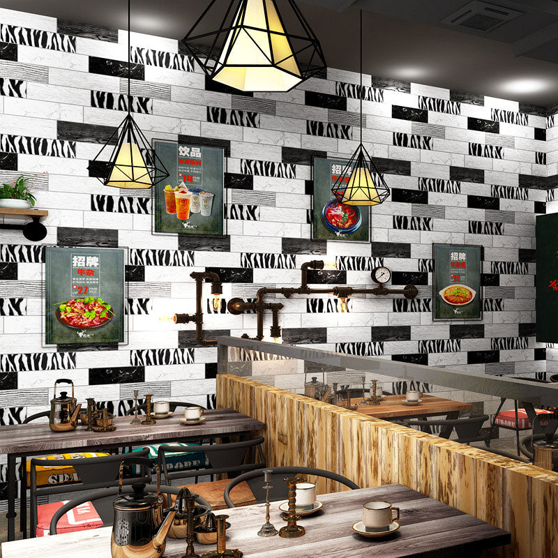 Minimalist Brick Look Wall Art Neutral Color Living Room Wallpaper Roll, 20.5-inch x 33-foot Clearhalo 'Wall Decor' 'Wallpaper' 986651