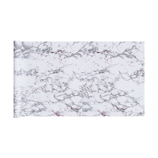 Water-Resistant Marble Effect Wallpaper Vinyl Minimalist Wall Covering for Bathroom Decor, Easy to Remove Clearhalo 'Modern wall decor' 'Modern' 'Wallpaper' Wall Decor' 986720