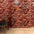 Stone Look Wallpaper Roll for Bar or Coffee Shop Non-Pasted Wall Art, 33'L x 20.5"W Brick Red Clearhalo 'Industrial wall decor' 'Industrial' 'Wallpaper' Wall Decor' 986761