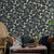 Classic Blossoms Wallpaper Roll in Natural Color Guest Room Wall Art, 57.1 sq ft. Black Clearhalo 'Vintage wall decor' 'Vintage' 'Wallpaper' Wall Decor' 986794