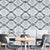 Black and White Damasque Wallpaper Water-Resistant Wall Covering for Living Room, Self-Adhesive Black-White Clearhalo 'Vintage wall decor' 'Vintage' 'Wallpaper' Wall Decor' 986806