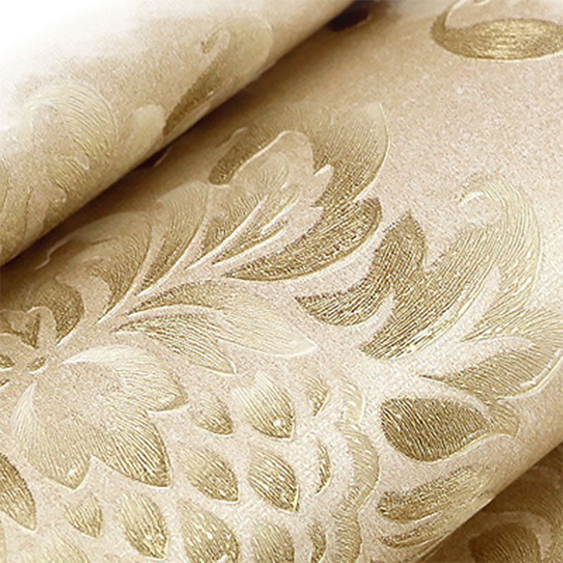 Neutral Color Classic Wall Art 20.5"W x 33'L Damasque Wallpaper for Accent Wall, Non-Pasted Clearhalo 'Wall Decor' 'Wallpaper' 986863