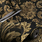 Embossed Damask Design Wall Art Bedroom Decorative European Wallpaper Roll, 20.5"W x 33'L Clearhalo 'Wall Decor' 'Wallpaper' 987063
