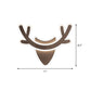 Nordic LED Flush Mount Wall Sconce Light Coffee Heart Shape/Black Wifi/Coffee Elk Head Wall Mount Lamp with Acrylic Shade Clearhalo 'Wall Lamps & Sconces' 'Wall Lights' Lighting' 990278