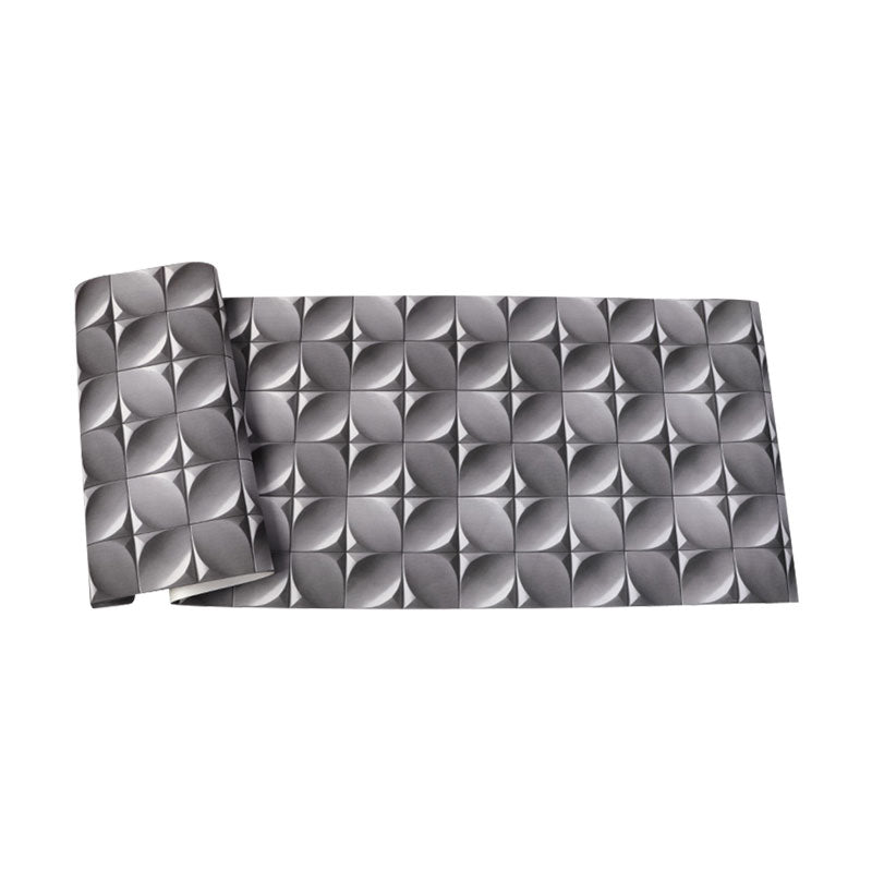 Grid Flock Texture Wall Art for Accent Wall 3D Harlequin Wallpaper in Neutral Color, Water-Resistant Clearhalo 'Wall Decor' 'Wallpaper' 991465