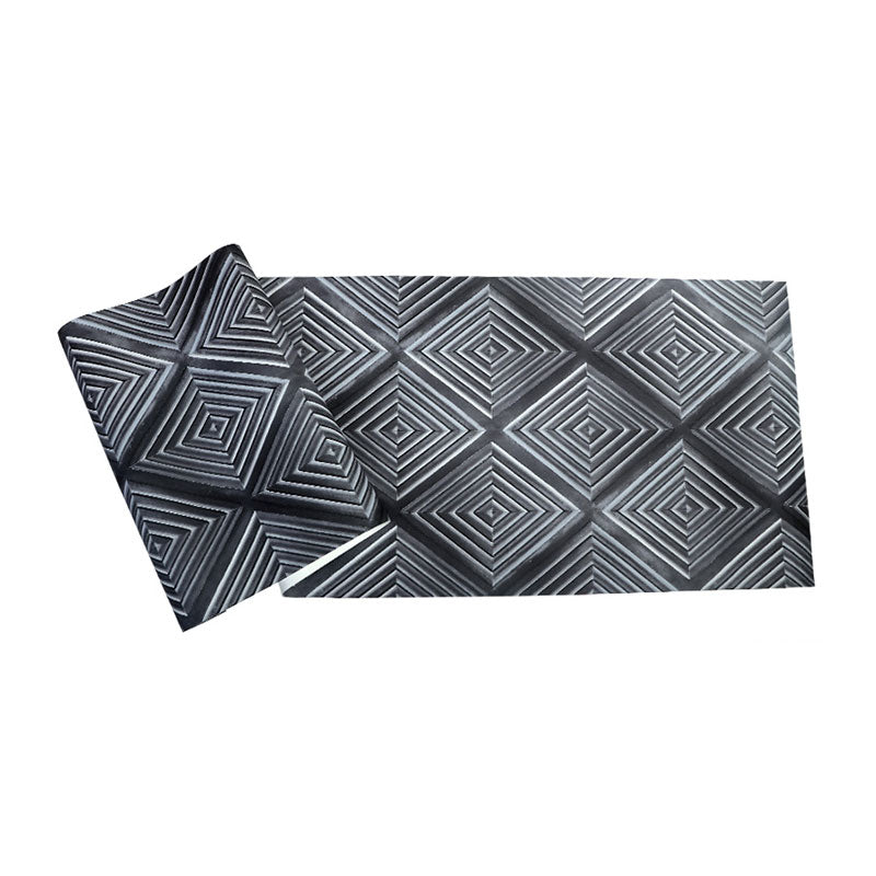 Stain-Resistant 3D Harlequin Wallpaper Plaster Modern Wall Art for Bar Decoration, 33'L x 20.5"W Clearhalo 'Wall Decor' 'Wallpaper' 991492