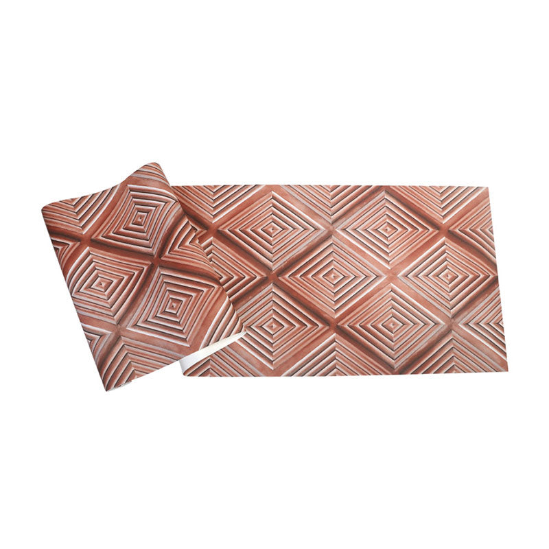 Stain-Resistant 3D Harlequin Wallpaper Plaster Modern Wall Art for Bar Decoration, 33'L x 20.5"W Clearhalo 'Wall Decor' 'Wallpaper' 991504