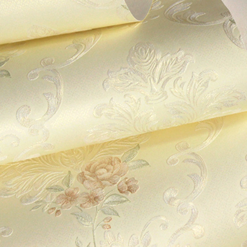 Garden Blossoms Wall Covering in Soft Color Non-Woven Material Wallpaper for Home Decor, 31' by 20.5" Clearhalo 'Vintage wall decor' 'Vintage' 'Wallpaper' Wall Decor' 991800