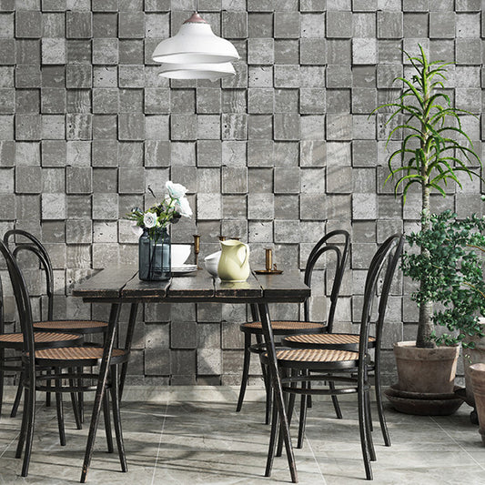 Vintage Brickwork Wallpaper Roll for Accent Wall, 20.5 in x 33 ft Wall Covering in Pastel Color Clearhalo 'Industrial wall decor' 'Industrial' 'Wallpaper' Wall Decor' 992002