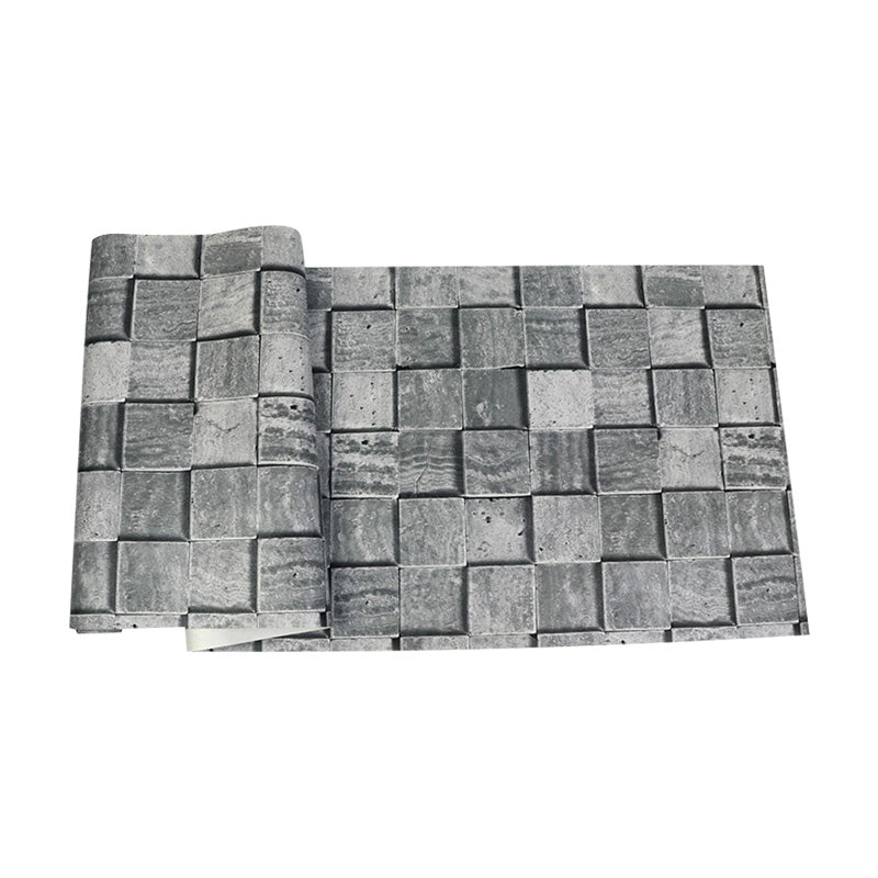 Vintage Brickwork Wallpaper Roll for Accent Wall, 20.5 in x 33 ft Wall Covering in Pastel Color Clearhalo 'Industrial wall decor' 'Industrial' 'Wallpaper' Wall Decor' 992003