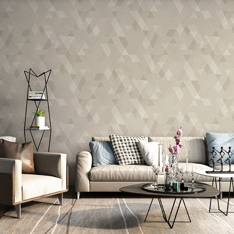 Stain-Resistant Geometries Wall Art Non-Woven Fabric Wallpaper in Dark Color for Accent Wall Clearhalo 'Modern wall decor' 'Modern' 'Wallpaper' Wall Decor' 992140