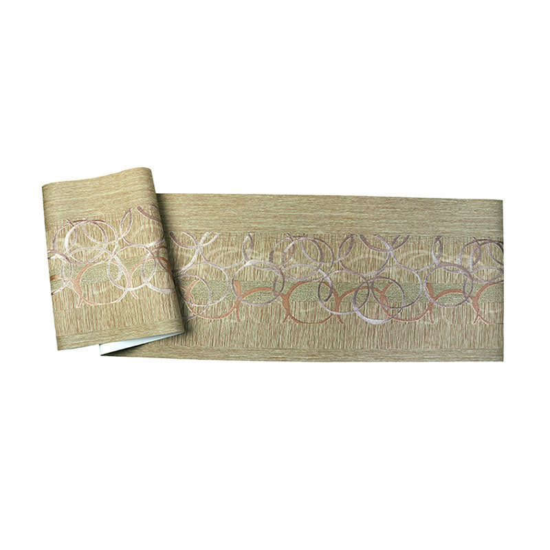 Nordic Wallpaper Roll in Natural Color Chain and Stripe Wall Decor, 20.5-inch x 33-foot Clearhalo 'Modern wall decor' 'Modern' 'Wallpaper' Wall Decor' 992154