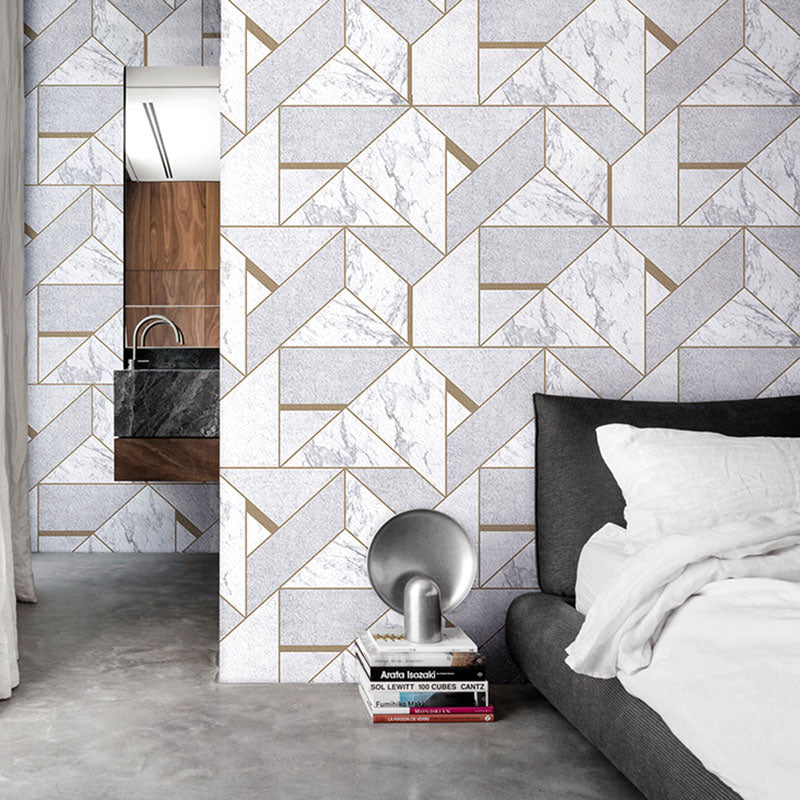 Neutral Color Modern Wallpaper Roll 20.5" by 33' Color Block Wall Art for Coffee Shop Decoration Clearhalo 'Modern wall decor' 'Modern' 'Wallpaper' Wall Decor' 992168