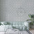 Gird Wallpaper Roll in Soft Color Non-Woven Material Wall Art for Home Decoration, 57.1 sq ft. Gray-Green Clearhalo 'Modern wall decor' 'Modern' 'Wallpaper' Wall Decor' 992229