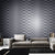 Natural Color Trellis Wall Art Moisture-Resistant Wallpaper Roll for Accent Wall, 57.1 sq ft. Dark Gray Clearhalo 'Modern wall decor' 'Modern' 'Wallpaper' Wall Decor' 992265