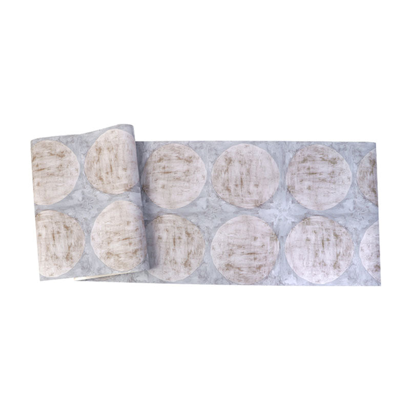 Pastel Color Contemporary Wall Art 20.5 in x 33 ft Round Wallpaper Roll for Coffee Shop Decoration Clearhalo 'Modern wall decor' 'Modern' 'Wallpaper' Wall Decor' 992328