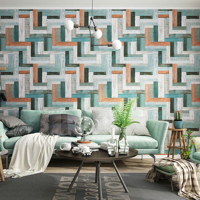 Simple Color Block Wallpaper Roll for Dining Room, Soft Color, 20.5-inch x 33-foot Clearhalo 'Country wall decor' 'Rustic' 'Wallpaper' Wall Decor' 992356