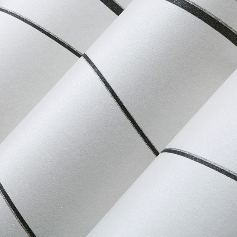 Waterproofing Wave Wall Art Non-Woven Fabric Minimalist Wallpaper Roll for Accent Wall Clearhalo 'Modern wall decor' 'Modern' 'Wallpaper' Wall Decor' 992459