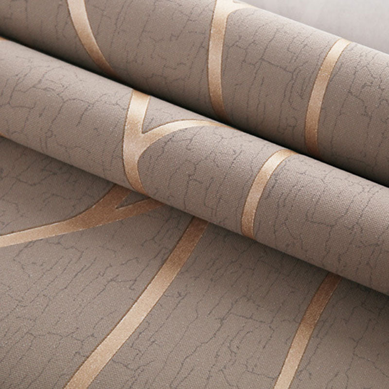 Simple Waving Stripes Wallpaper Roll for Accent Wall Abstract Wall Art, Non-Pasted, 20.5 in x 33 ft Clearhalo 'Wall Decor' 'Wallpaper' 992502