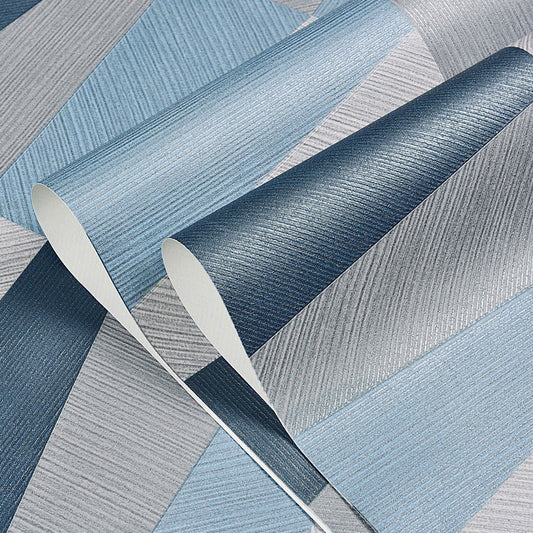 20.5" x 31' Nordic Wallpaper Roll for Coffee Shop with Grid and Color Block Design in Light Color Clearhalo 'Wall Decor' 'Wallpaper' 992540