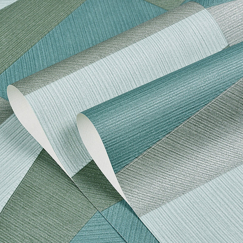 20.5" x 31' Nordic Wallpaper Roll for Coffee Shop with Grid and Color Block Design in Light Color Clearhalo 'Wall Decor' 'Wallpaper' 992546