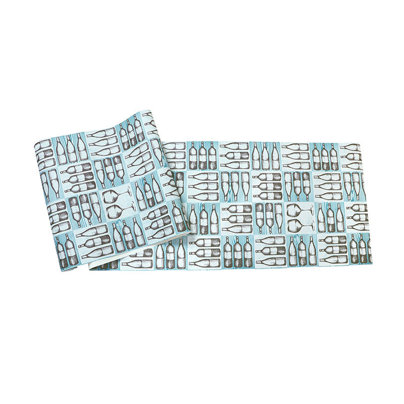 Wine Bottles Wallpaper Roll for Coffee Shop Decor in Natural Color, 20.5"W x 33'L Clearhalo 'Industrial wall decor' 'Industrial' 'Wallpaper' Wall Decor' 992603