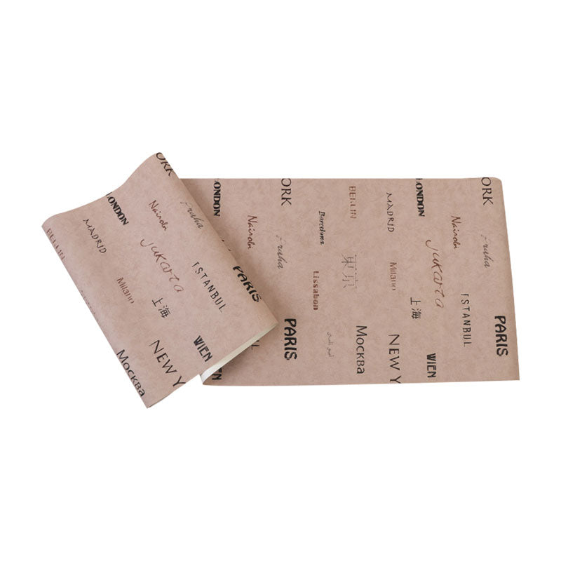 Modern Wallpaper Roll for Children's Bedroom with Vocabulary Design in Pastel Color Clearhalo 'Industrial wall decor' 'Industrial' 'Wallpaper' Wall Decor' 992704