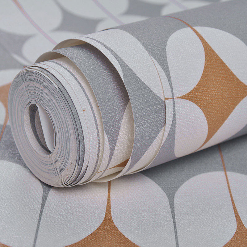 Light Color Modern Wall Decor 20.5-inch x 33-foot Color Block PVC Wallpaper for Accent Wall Clearhalo 'Wall Decor' 'Wallpaper' 992716