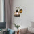 Rustic Style Lodge Wall Light with Deer 1 Bulb Glass Clear Wall Sconce in Brass for Dining Room Clear Clearhalo 'Industrial' 'Middle century wall lights' 'Tiffany wall lights' 'Tiffany' 'Wall Lamps & Sconces' 'Wall Lights' Lighting' 99609