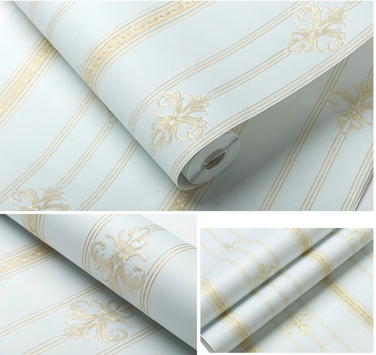 Pastel Color Vintage Wallpaper 33' L x 20.5" W Jacquard Wall Decor for Living Room Clearhalo 'Vintage wall decor' 'Vintage' 'Wallpaper' Wall Decor' Screenshot_2021-09-16_at_11.08.49